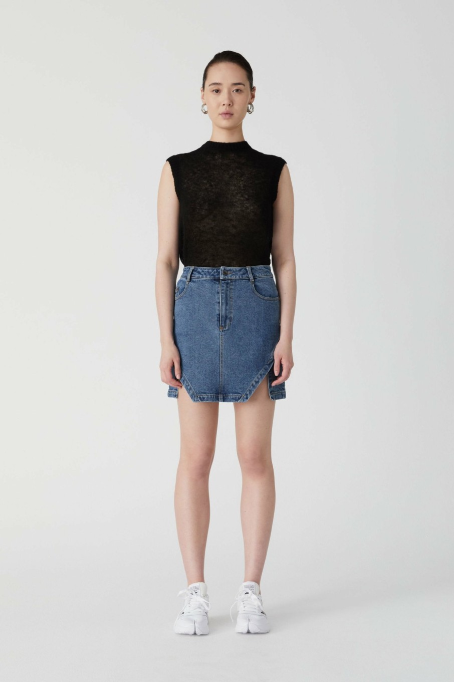 MISHA Bottoms | Arrow Denim Skirt