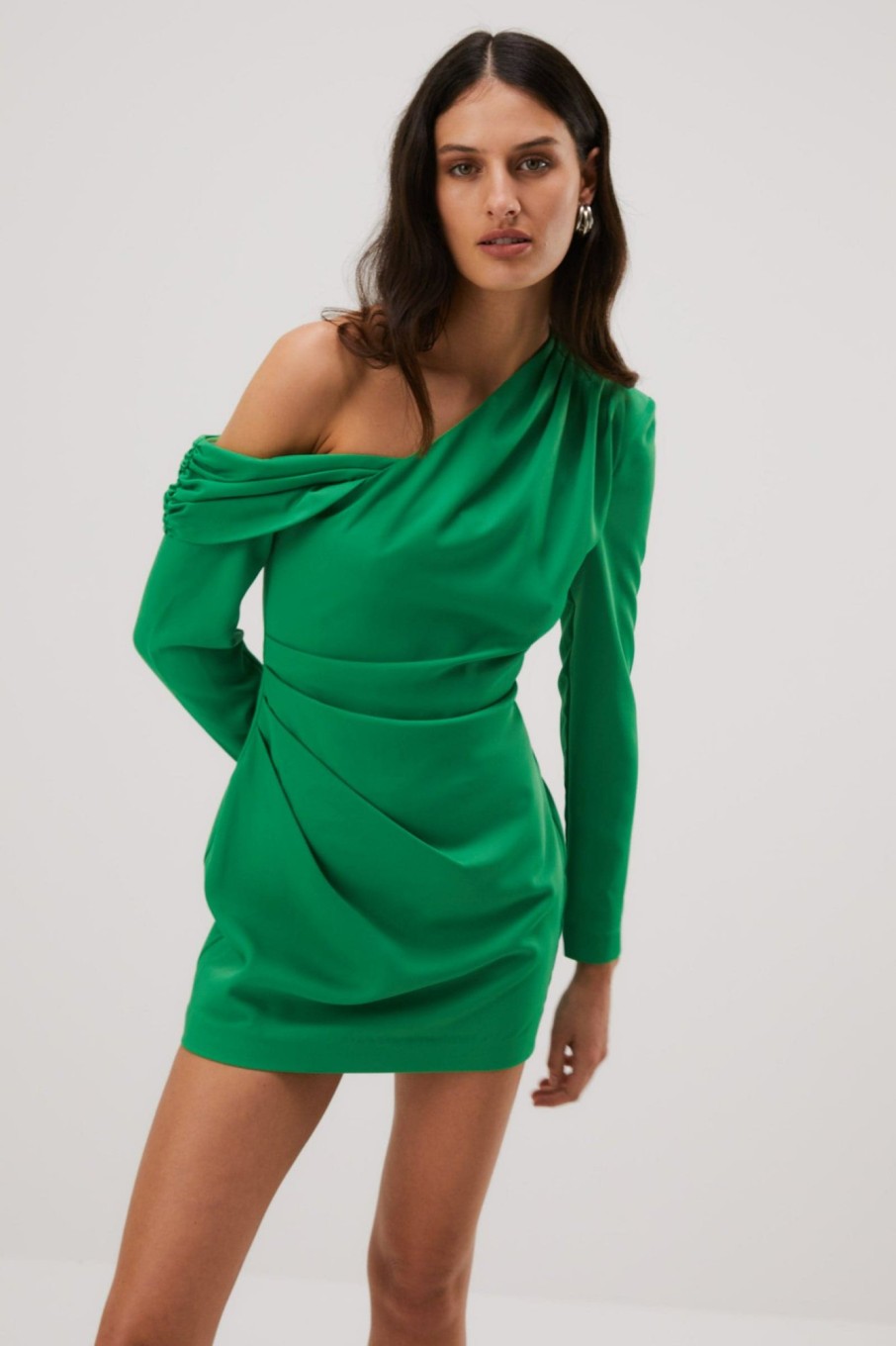 MISHA Dresses | Cormac Satin Mini Dress