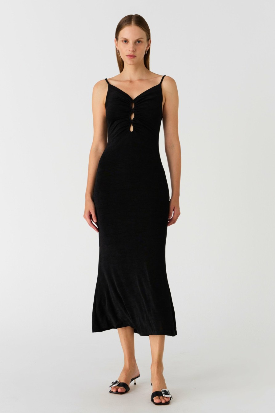 MISHA Dresses | Cambria Slinky Jersey Dress