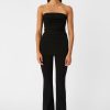 MISHA Jumpsuits | Bronte Bonded Crepe Jumpsuit