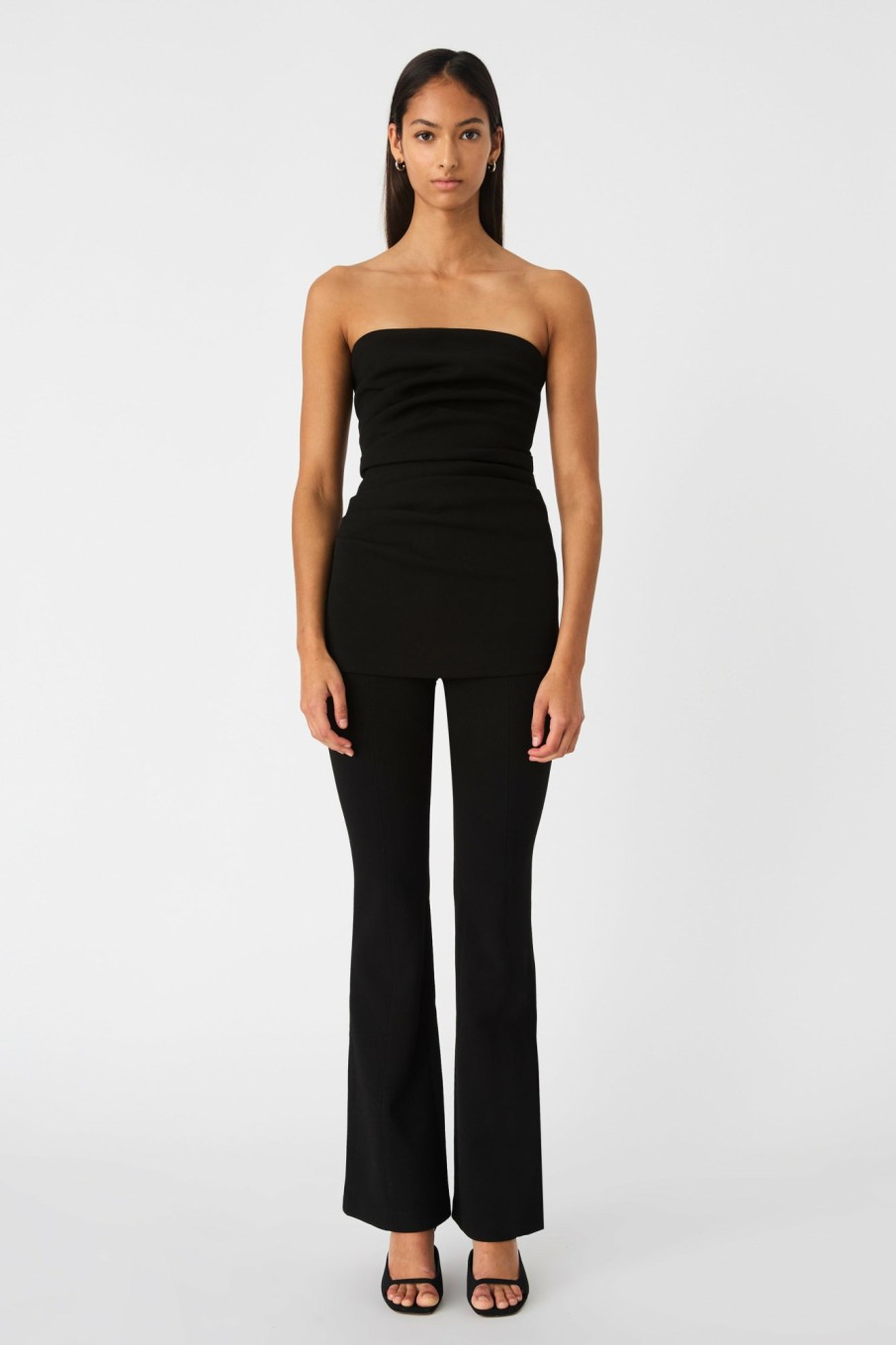 MISHA Jumpsuits | Bronte Bonded Crepe Jumpsuit