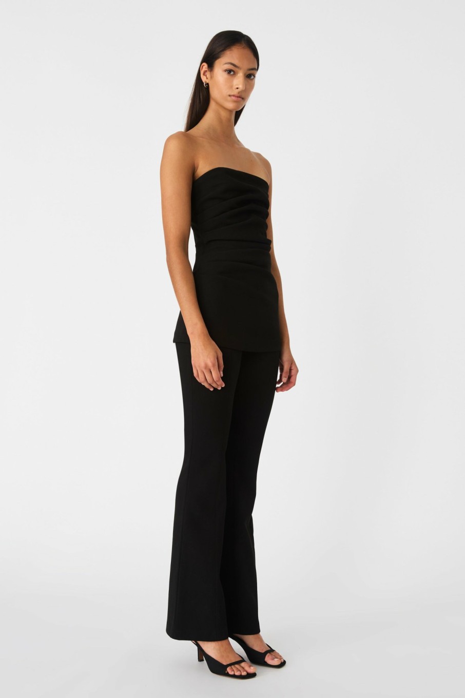 MISHA Jumpsuits | Bronte Bonded Crepe Jumpsuit